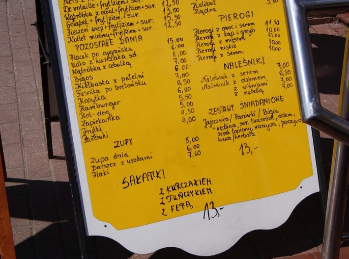 Bar posiłki i napoje